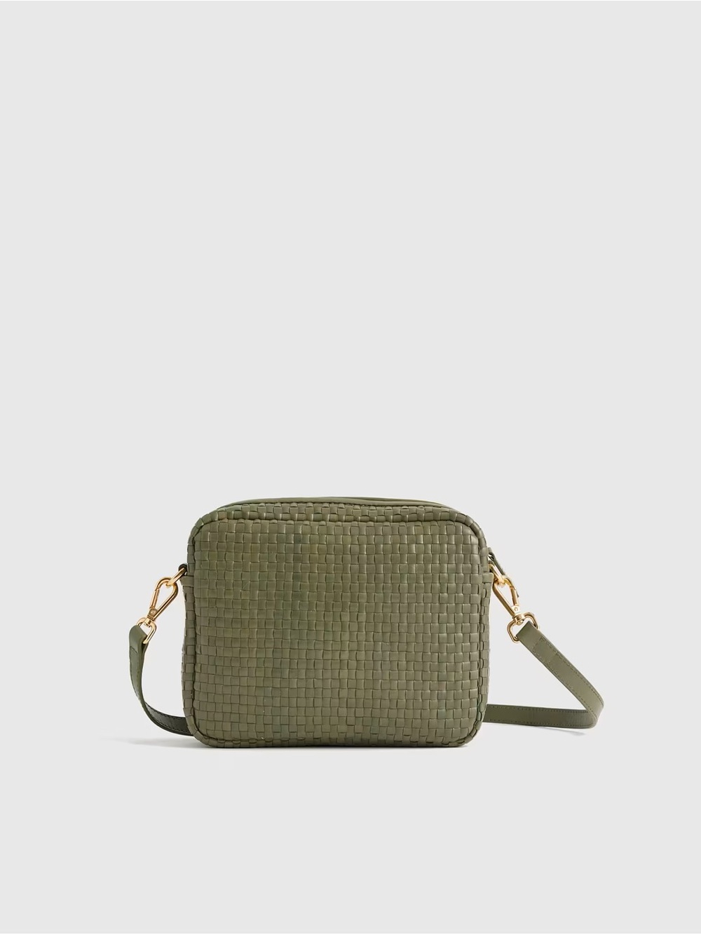 Italian Leather Handwoven Crossbody